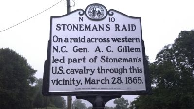Stoneman's Raid Marker image. Click for full size.