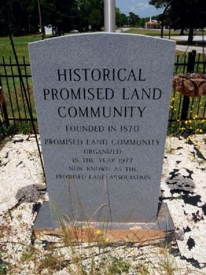 Historical Promised Land Community Marker image. Click for full size.