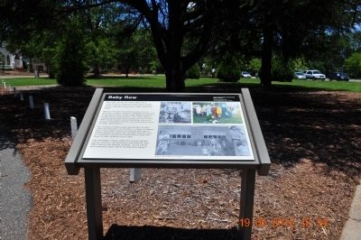 Baby Row Marker. Click for full size. Baby Row Marker image. Click for full size.