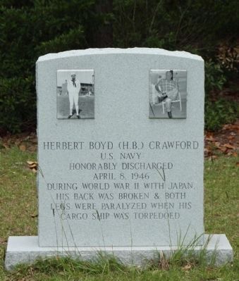 The Crawfords Memorial Herbert Boyd Crawford Marker image. Click for full size.