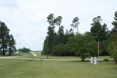 The Crawfords Memorial ,seen looking southwest along Wagener Road image. Click for full size.