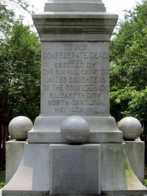 Elizabeth City Confederate Monument image. Click for full size.
