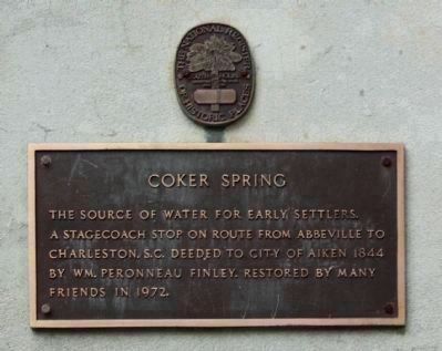 Coker Spring Marker image. Click for full size.