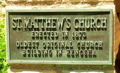St. Matthew’s Church Marker image. Click for full size.