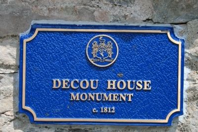 DeCou House Monument Marker image. Click for full size.