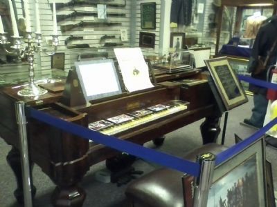 1861 Grand Piano with Melodeon image. Click for full size.