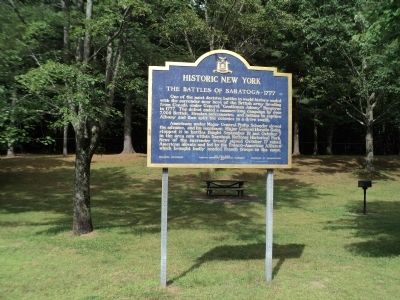 The Battles of Saratoga - 1777 Marker. Click for full size. The Battles of Saratoga - 1777 Marker image. Click for full size.