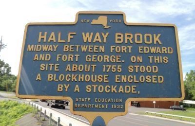 Half Way Brook Marker image. Click for full size.