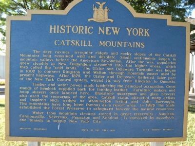 Catskill Mountains Marker image. Click for full size.