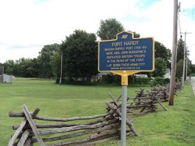 Fort Hardy Marker image. Click for full size.