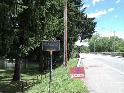 Town of Saratoga Marker image. Click for full size.