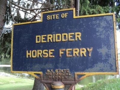 Deridder Horse Ferry Marker image. Click for full size.