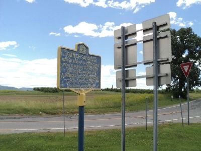 Town of Saratoga Marker image. Click for full size.