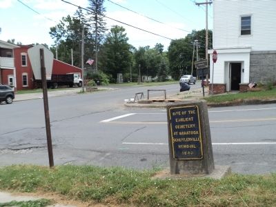 Earliest Cemetery Marker. Click for full size. Earliest Cemetery Marker image. Click for full size.