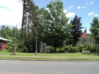 Markers in Schuylerville. Click for full size. Markers in Schuylerville image. Click for full size.