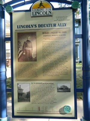 Lincoln's Decatur Ally Marker image. Click for full size.