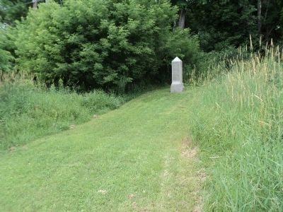 Marker in Saratoga Nat'l Hist Park image. Click for full size.