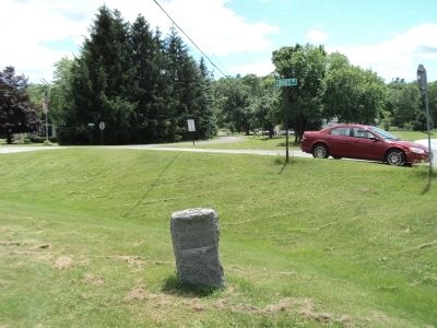 Marker near the Saratoga Nat'l Hist Park. Click for full size. Marker near the Saratoga Nat'l Hist Park image. Click for full size.