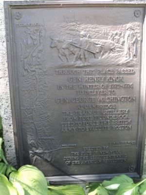 Gen. Henry Knox Trail Marker - NY-16 image. Click for full size.