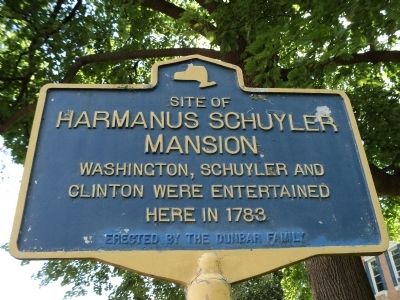 Harmanus Schuyler Mansion Marker image. Click for full size.