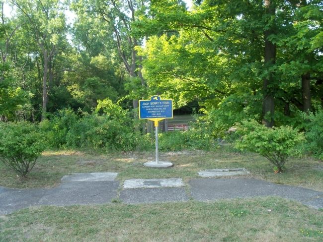 Jack Berry's Town Marker. Click for full size. Jack Berry's Town Marker image. Click for full size.