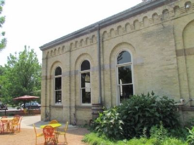 Old Pump House constructed of Cream City Brick. Click for full size. Old Pump House constructed of Cream City Brick image. Click for full size.