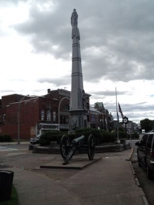 Washington County Civil War Monument (Rear View) image. Click for full size.