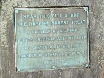 Home Site of Robert Treat Marker image. Click for full size.