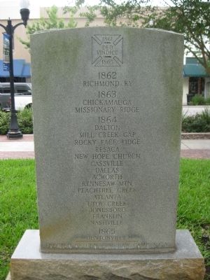 Co E 7th Florida Inf Regt South Florida Bulldogs Marker image. Click for full size.