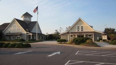 Outer Banks Visitor Center (marker on right) image. Click for full size.