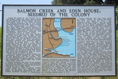 Salmon Creek and Eden House: Seedbed of the Colony Marker image. Click for full size.