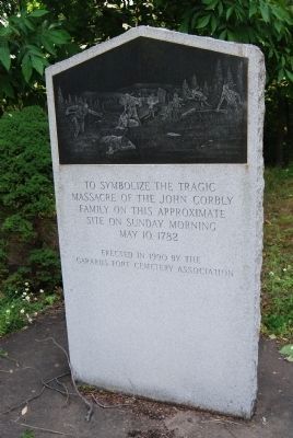 Rev John Corbley Massacre Marker image. Click for full size.