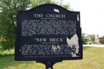The Church - "New Brick" Marker image. Click for full size.