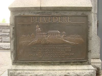 Belvedere Plaque image. Click for full size.