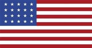 20-Star U.S. Flag (1818). Click for full size. 20-Star U.S. Flag (1818) image. Click for full size.