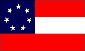 First Confederate National Flag. Click for full size. First Confederate National Flag image. Click for full size.