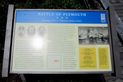 Battle of Plymouth CWT Marker image. Click for full size.