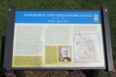 Albemarle and Chesapeake Canal CWT Marker image. Click for full size.