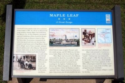 Maple Leaf CWT Marker image. Click for full size.