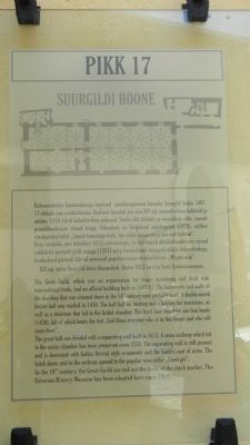 Suurgildi Hoone Marker. Click for full size. Suurgildi Hoone Marker image. Click for full size.