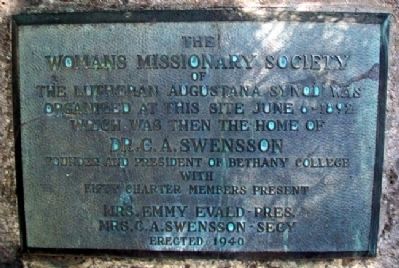 Womans Missionary Society Marker image. Click for full size.
