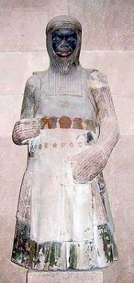 Saint Maurice - statue in Magdenburg, Germany at the "Cathedral of Saints Catherine and Maurice". image. Click for full size.