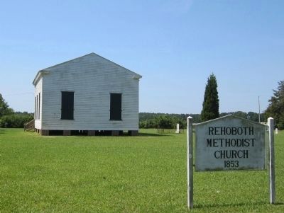 Rehoboth Methodist Church 1853 image. Click for full size.