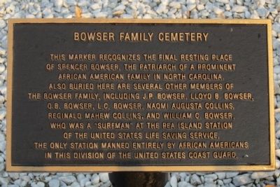 Bowser Family Cemetery Marker image. Click for full size.