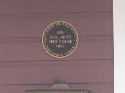 Reid House Plaque image. Click for full size.