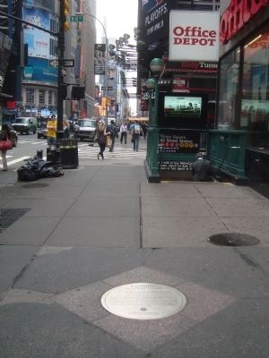 A Duplicate Fashion Walk of Fame Marker image. Click for full size.