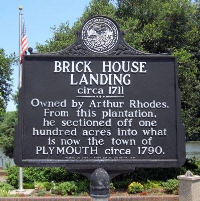 Brick House Landing Marker image. Click for full size.