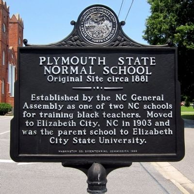 Plymouth State Normal School Marker. Click for full size. Plymouth State Normal School Marker image. Click for full size.