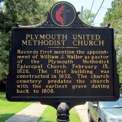 Plymouth United Methodist Church Marker image. Click for full size.