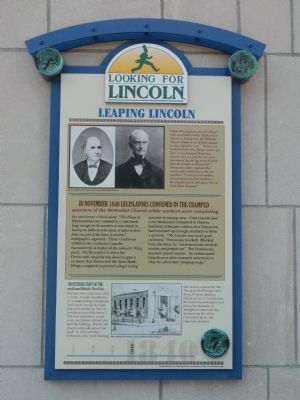 Leaping Lincoln Marker image. Click for full size.